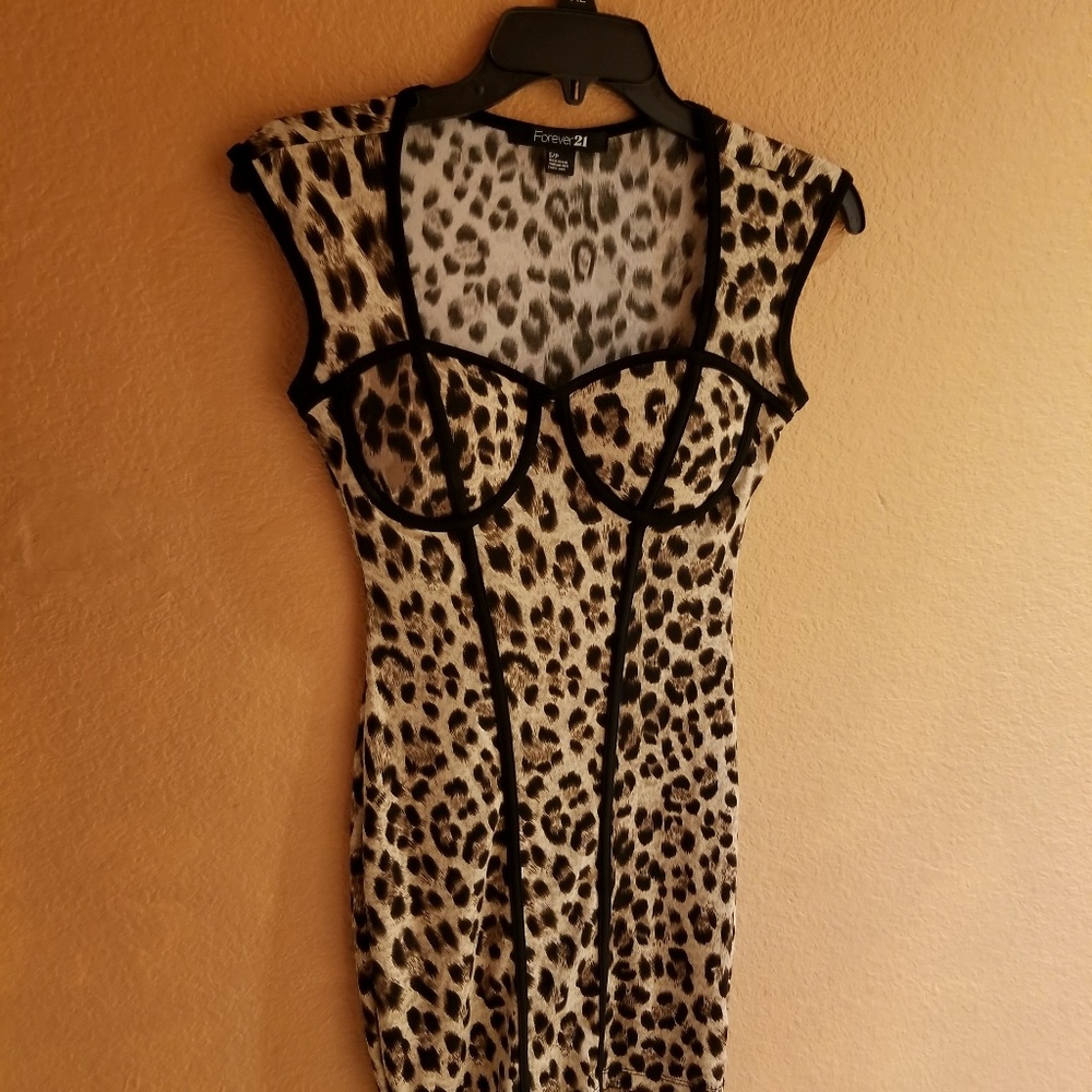 Forever21 Leopard Print Dress